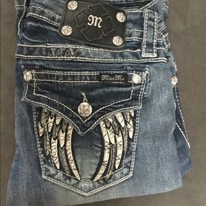 Blue Miss me jeans size 27